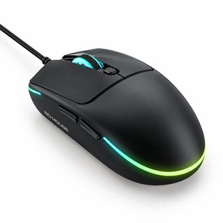 M300 경량 RGB 게이밍 유선 마우스 2400DPI 6버튼 저소음 사무용 USB 마우스