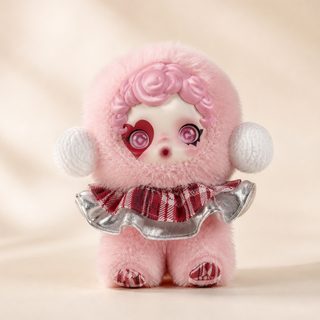 现货高品质SKULL PANDA光织园冬日乐章系列搪胶毛绒玩具公仔盲盒