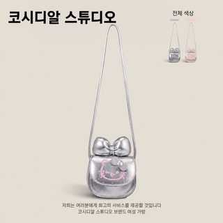 초화양기 여자 어린이 귀여운 크로스백 캐릭터 리본 고양이 작은 향기 정교