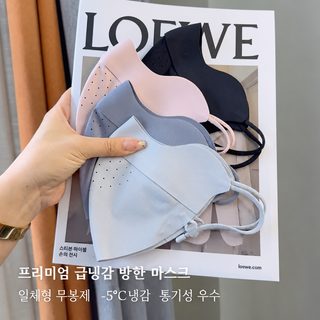 2026 봄여름 무봉제 경량 아이스 실크 여성 자외선 차단 마스크 햇빛가리개
