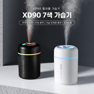 소형 USB 차량용 책상 침실 휴대용 원형 가습기