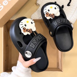 여성 여름 EVA 캐릭터 고양이 키높이 통굽 아쿠아슈즈 편안한 슬립온 실내화