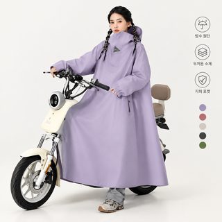 남녀형 성인 전동차 전기병차 우비 장형 인차 분리 전신 폭우 방지 라이딩 전용 비옷