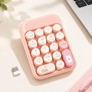 크로스보더 도매 무선 디지털 키보드 사무용 미니 무선 2.4G 키보드 마우스