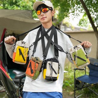 KOCDR 아동용 나일론 크로스백 도파민 배색 남아 여름 물병가방 데일리 숄더