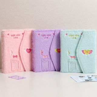 INS 감성 봉제 수납앨범 덕질 포토카드 4칸 카드북 폴라로이드 A5 바인더 사