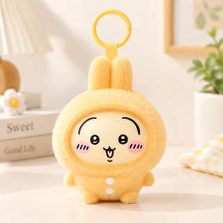 吉伊卡哇chiikawa盲盒睡衣派对变脸换脸潮玩系列挂件乌萨奇手办