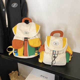 KOCDR 컬러블록 어린이 백팩 초경량 옥스포드 키즈 책가방 남아 여아 여행용