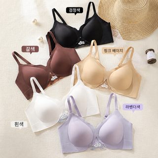 신중식 국풍 자수 모으기 레이스 흔적 없는 속옷녀 편안 무강권 얇은 조정형 문 브래지어녀