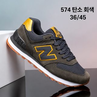 남성 N자 운동화 남자 캐주얼화 커플화 통기성 스니커즈 러닝화 로우탑 컬