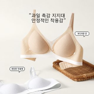 깊은 V 무흔 속옷 여성 여름 얇은 모델 집합 섹시 문 브래지어 여성 편안하고 통기 무강권 공장 직판