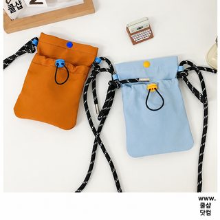 여성 봄여름 경량 스포츠 물병 휴대폰 미니 나일론 크로스백 숄더백