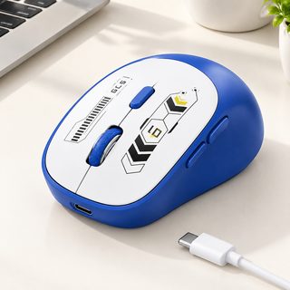 크로스보더 공급 음소거 3모드 마우스 type-c 충전 사무용 무선 Bluetooth 마우
