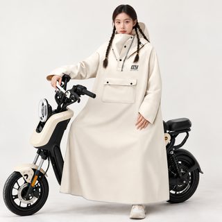 전연 우비 전신 일체형 확대 두께 전동차 전용 폭우 방지 남녀 동형 연체 우
