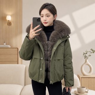 여성 겨울 퍼카라 파카 솜패딩 점퍼 도톰한 보온 루즈핏 아우터