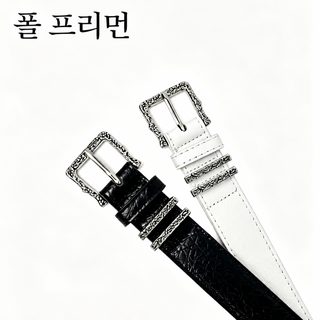 2025 신상 ins풍 벨트 리치 벨트 질감녀 코디 미라드 한국계 빈티지 벨트 백합