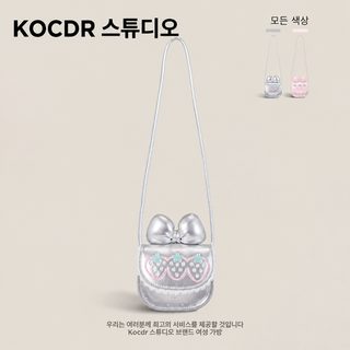 초화양기 여아 귀여운 크로스백 캐릭터 리본 딸기 소향풍 정교한 어린이 레