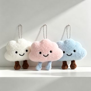러블리 스웨터 구름 진주 목걸이 러블리 스웨터 가방 액세서리 인형 작은