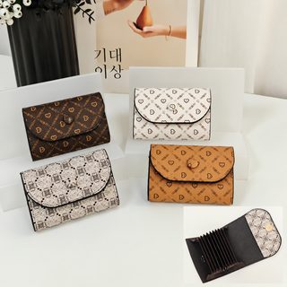 아마존 크로스보더 대박 여성 지갑 오르간 핸드백 카드 가방 백합 심플 대
