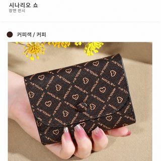 원천공장 도매 여성 지갑 아마존 크로스보더 대박 백합 심플하고 짧은 핸드