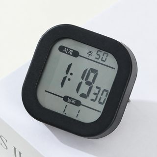 미니 디지털 탁상시계 학생 어린이용 전자 알람시계 LCD 날짜 표시 타이머