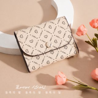 여성용 심플 미니 반지갑 카드 동전 수납 마그네틱 손지갑 데일리 패션 지