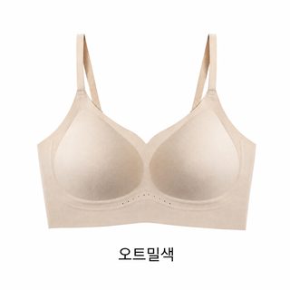 秋冬莫代尔桑蚕丝固定杯保暖磨毛无痕内衣女小胸聚拢文胸罩女透气