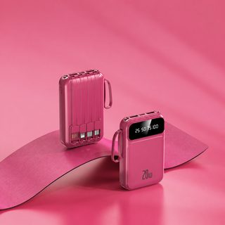 미니 일체형 케이블 보조배터리 5000·10000·20000mAh 휴대용 대용량 로고 인쇄