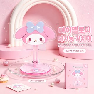 높은 용모치 미 러티아크릴 휴대전화 브래킷 핑크 외관 소녀심 폭발 데스크