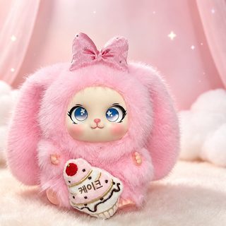 크로스보더 귀여운 아이스크림 에나멜 얼굴 인형기 모직 인형 피규어 가방 걸이 열쇠고리 생일 선물