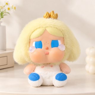 初生白上海限定哭娃Crybaby可爱搪胶脸跨境高品质毛绒玩具包挂件