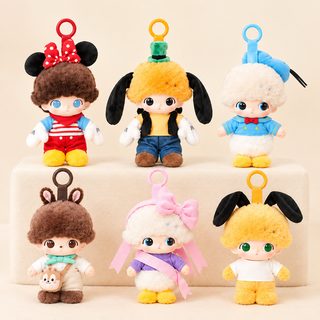 现货高品质DIMOO迪莫一代系列搪胶毛绒公仔潮玩公仔盲盒包包挂件