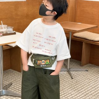 남아 키즈 가슴가방 캐주얼 크로스백 유아 데일리 슬링백 힙색