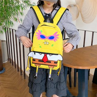 만화 대용량 학생 창의 책가방 괴상하다 귀엽다 초등학생 가벼운 백팩 개학