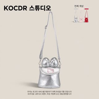 여아 크로스백 귀여운 리본 고양이 캐릭터 어린이 나들이 숄더백