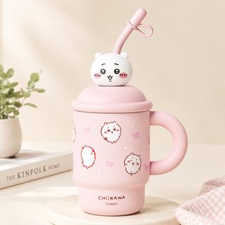 正版吉伊卡哇chiikawa保温杯乌萨奇水杯高颜值大容量冰霸杯吸管杯