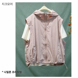 대외무역 양면 후드 캐주얼 조끼 자외선 차단복 패션 야외 얇은 조끼 돌격
