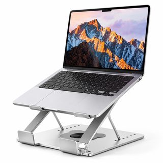 360도 회전 접이식 노트북 거치대 10~17인치 높이조절 탄소강 방열 받침대
