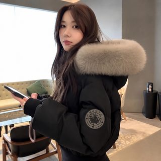 여성 겨울 퍼안감 후드 패딩 점퍼 빅사이즈 루즈핏 도톰한 숏기장 방한 솜