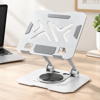 360도 회전 높이조절 접이식 탄소강 노트북 태블릿 거치대 데스크용