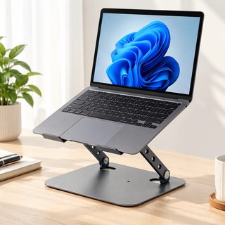 크로스보더 인기 고정 승강 노트북 스탠드 태블릿 높이 전체 금속 다기능