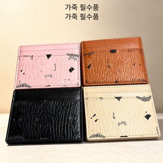 MC 초경량 PU 카드지갑 5카드 수납 미니 남녀공용 신분증 카드케이스