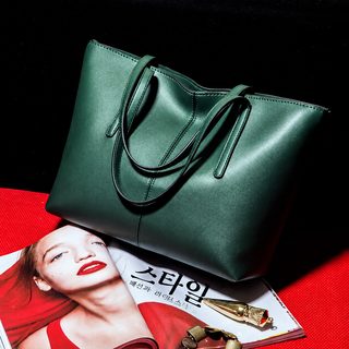 pursebags 2022 신형 가방 세련되고 심플한 대용량 토트 가방 휴대용 숄더 토트