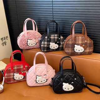 귀여운 키티 조개가방 일본계 신상 소중 링거 보스턴 핸드백 만화 케이티