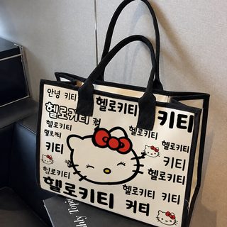 캔버스 가방 여자 ins 삼계 백패치 숄더 가방 대용량 장서 학생 수업 통근 가