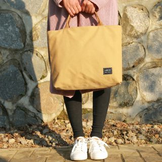 여성용 캔버스 노트북 토트백 대용량 지퍼 손가방
