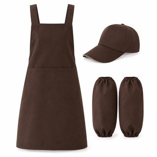 围裙三件套装logo餐饮专用超市奶茶店男女时尚工作服印字服务员