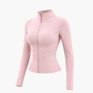 聚衣堂蜜桃瑜伽服上衣女修身显瘦透气跑步健身外套