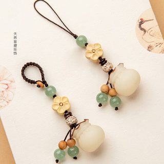 창의 수공 보리 돈주머니 핸드폰 체인 걸이 커플 고급 자동차 열쇠 단추 모