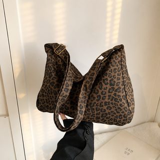 여성 호피무늬 숄더백 대용량 크로스백 토트백 출퇴근 데일리 가방